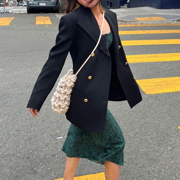 Chloe wool blazer coat black - Picture 4 of 4